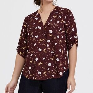 NWT Harry Potter Torrid Blouse